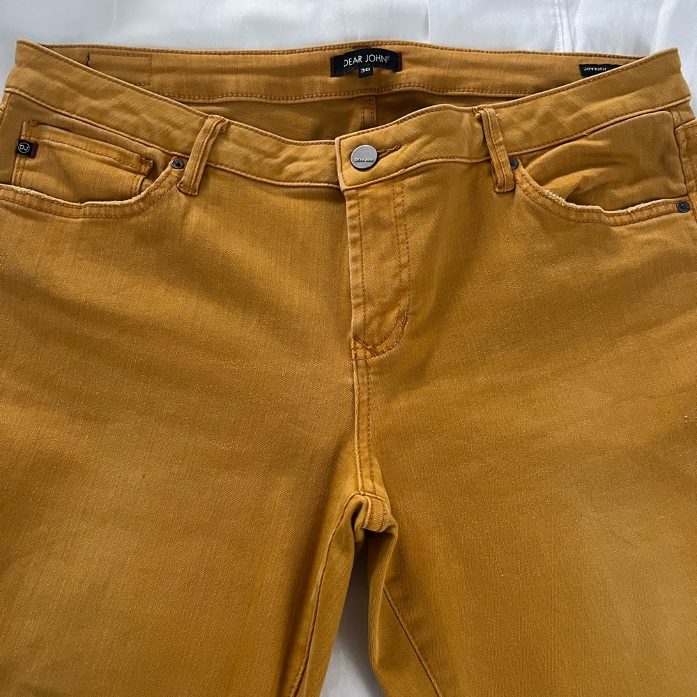 Dear John Women's Mustard Skinny Jeans